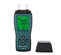 Semme SENSOR AS971 Tester Digitale per Legno 0~40℃ con Display LCD Retroilluminato per Copertura Sonda per Legno Spegnimento Automatico