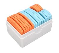 Semme Set di 20 Spilli per Bloccare la Maglia - Pettini in Acciaio Inossidabile per Maglioni e Ricami Dalla Forma Perfetta in di Plastica Bianca