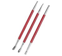 Semme Set di 3 Tergicristalli per Torchi da Stampa in Pelle, Plastica e Gomma, Set di Strumenti per la Lavorazione e il Design della Pelle