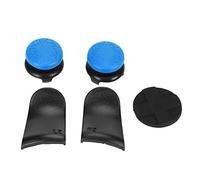Semme Set di Impugnature per Pollice per Controller 5in1 L2 R2 Extender Coperture per Joystick Antiscivolo in Silicone ABS per Migliorare il Comfort di Gioco (BLUE)