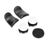 Semme Set di Impugnature per Pollice per Controller 5in1 L2 R2 Extender Coperture per Joystick Antiscivolo in Silicone ABS per Migliorare il Comfort di Gioco (WHITE)