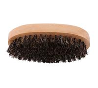 Semme Setola di Cinghiale Uomo Spazzola per Barba Manico in Legno | manico in legno tascabile distribuisce oli rimuove i detriti si adatta ai del viso spessi o ricci per lo styling quotidiano