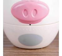 Semme Simpatico Timer da a Forma di Cartone Animato Timer da Meccanico da 55 Minuti per Esercizi di Cottura Gestione del Tempo per Bambini Non Sono Necessarie Batterie Adorabile Accessorio da (Mucca)