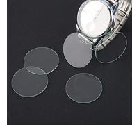 Semme Sostituzione del cristallo dell'orologio,5 pezzi rotondo 37/38/39mm Strumento per parti in vetro con lenti in cristallo per orologio piatto,per riparazione orologiaio,Spessore circa 1mm(37mm)