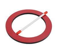 Semme Strumento a Percussione Rosso a Forma Speciale per Bambini con Pelle Compressa Facile da Suonare Ideale per lo Sviluppo Musicale e l'allenamento del Ritmo (tamburo rotondo)
