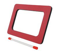 Semme Strumento a Percussione Rosso a Forma Speciale per Bambini con Pelle Compressa Facile da Suonare Ideale per lo Sviluppo Musicale e l'allenamento del Ritmo (tamburo rettangolare)