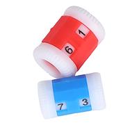 Semme Strumento per Cucire per Righe Segnapunti all'uncinetto in Plastica con Codice Colore per Lavorare a Maglia Facilmente all'uncinetto (plastica)