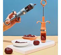 Semme Strumento per Rimuovere Semi di Giuggiola per Datteri, Ciliegie e Biancospini - Alta Efficienza e facilità - Gadget da Sicuro Ed Elegante (rosso Taglia unica)