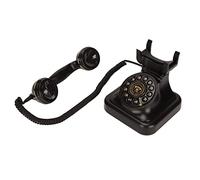 Semme Telefono Fisso Vintage - Telefono retrò con Filo con Microfono Grande HD Design Confortevole a Disco Ideale per l'arredamento