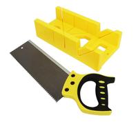Semme Troncatrice Manuale con Scatola di Bloccaggio per Utensile da Taglio Multiangolo per la Lavorazione del Legno Fai da Te Domestico e Segatura Design Leggero e Portatile