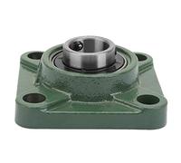 Semme UCF205 Cuscinetto del Blocchetto di Cuscino Base da 30 Mm/25,4 Mm con Guarnizioni Prelubrificate 4 Fori per un'installazione (UCF205-16)