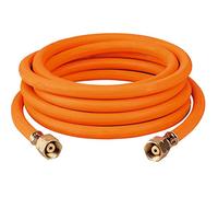 Semperit GPBD - Tubo per gas propano, 6,3 x 3,5 mm, 10 bar, con dado di accoppiamento, attacco filettato 3/8", sinistra, tubo del gas propano butano, dimensioni: 5,00 m