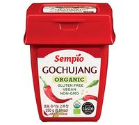 Sempio Gochujang Biologico (250g) - Pasta di Peperoncino Coreana, Dolce, Gustosa e Piccante. Salsa Premium di Peperoncino Rosso per Tteokbokki, Cucina Coreana. Vegana, Non-OGM
