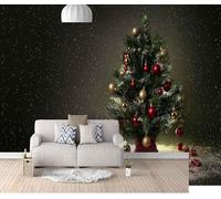 Semplice Albero Cubico Amaca Multicolore 3D Carta Da Parati Facile Installare Mobili Sfondi Ufficio Divano Camera Letto Sfondo Decorazione Murale-200cm×140cm