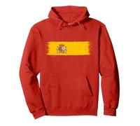 Semplice Bandiera Spagna Vintage Orgoglioso Tifoso Spagnolo Felpa con Cappuccio