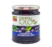 Semplice & Bio - Composta di Mirtilli Bio, 320 grammi