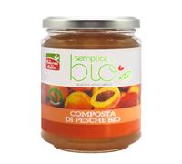 LA FINESTRA SUL CIELO Semplice & Bio - Composta di Pesche Bio, 320 grammi