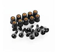 semplice da installare 10 Viti Parabrezza Da 5 Mm Per SH125 SH150 SH300 Per SH125i Per SH150i SH300i Bulloni Carenatura Parabrezza(Nero)