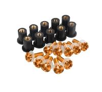semplice da installare Kit Viti Montaggio Per Parabrezza Da 10 Pezzi Da 5 Mm Per CBR600RR Per CBR1000RR(Orange)