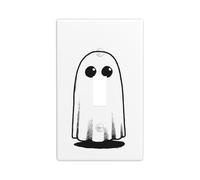 Semplice Doodle of The Ghost Light Switch Cover Decorativo Singolo Toggle 1 Gang Piastra Da Parete per Cucina Agriturismo Camera Da Letto Bagno Arte Decor