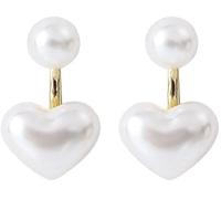Semplice ed Elegante Peach Party Luxury Heart Women Ear Stud Pearl Ear Stud Orecchini Pendenti Orecchini in Stile Coreano Durability And Fashion