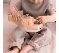 Semplice elicottero 2 in 1 e statuetta, giocattolo educativo per il bagno, realizzato in Francia, 100% plastica riciclata e riciclabile, lavabile in lavastoviglie, regalo per bambini da 1 anno (pesca)