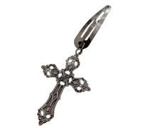 Semplice Fermaglio per capelli antiruggine Croce Clip Punk Clip laterale Barrettes Accessori per capelli sottili Gioielli per capelli Regalo