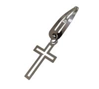 Semplice Fermaglio per capelli antiruggine Croce Clip Punk Clip laterale Barrettes Accessori per capelli sottili Gioielli per capelli Regalo