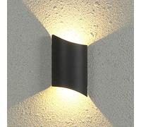 Semplice forma irregolare lanterna esterna impermeabile e arrugginitura in alluminio in alluminio fietto pannocchia patch patch luce fonte parete parete corridoio garage luccicio lampada da parete