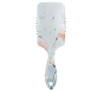 Semplice Fresh Blue Flower Bloom spazzola amichevole per capelli bagnati massaggiatore testa per la perdita dei capelli con manico ergonomico cepillos para cabello