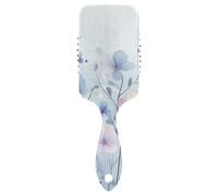 Semplice Fresh Blue Flower Bloom spazzola antistatica per la crescita dei capelli Progettato massaggiatore per la perdita dei capelli con manico ergonomico cepillo para definir rizos