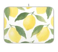 Semplice Giallo Limoni Accessori da Cucina per controsoffitto Lavastoviglie Asciugatrice Jumbo Stuoia di asciugatura 18 x 24