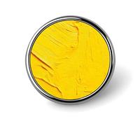 Semplice Giallo Vernice Olio Texture Spilla Rotonda per Uomo Donna Moda Distintivo Collare Pin Vestito Giacca Zaino Accessori