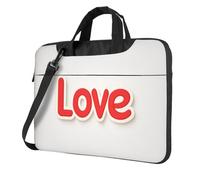 Semplice grassetto e carino testo amore borsa per laptop custodia per laptop 15.6 pollici borse per computer imbottito copertura manica per donne uomini