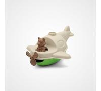 Semplice idrovolante 2 in 1 e statuetta, giocattolo educativo per il bagno, realizzato in Francia, 100% plastica riciclata e riciclabile, lavabile in lavastoviglie, regalo per bambini da 1 anno (crema