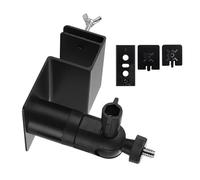 Semplice Installa la staffa della grondaia per telecamere e pannelli esterni Strumenti di negazione della lega di alluminio leggera ° Supporto per fotocamera regolabile