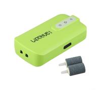 Semplice ma efficace, un sistema di alimentazione di ossigeno silenzioso alimentato tramite USB per il tuo acquario (5200 mA [durata della batteria 73 ore])