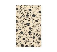 Semplice motivo floreale forme semplici singolo Toggle Blank Wall Plate Light Switch Cover decorativo 1 banda per cucina camera bagno Dimensioni 11,4 x 7 cm