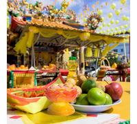 Semplice orario di preghiera Posizionare la base di modellazione della forma di