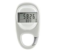 Semplice pedometro contapassi con clip per tracciare e chilometri con precisione / per chilometri di calorie bruciate e attività per camminare tempo contapassi