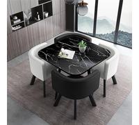 Semplice Piccolo Tavolo Rotondo Tavolo Da Pranzo Cucina Set Moderno Tavolo Da Colazione Rotondo Tavolo E Sedia Set Tavolo Da Conferenza Rotondo Per Sala Da Pranzo/Cucina #102 80x75cm/31.5x29.5in(WxH)