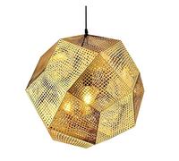 Semplice Postmoderno Creativo Decorazione Illuminazione Molti Aspetti Lampadario Commerciale E27 Acciaio Inox Cucina Ristorante Lampada a Goccia Domestica Regolabile Ferro Testa Singola Oro