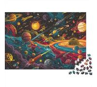 Semplice ricerca Puzzles 1000 Pezzi In Pianeti stellari Colori Brillanti, Un Gioco Di Puzzle Per Pace Interiore, Ideale Per Attività in Famiglia, Regalo Di Compleanno Originale 52x38cm/1000pcs