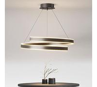 Semplice sala da pranzo decorazione lampada sospesa lampada da letto calda illuminazione lampadario personalità arte arte luce a sospensione industriale a soffitto acrilico luce, luci da parete, luce