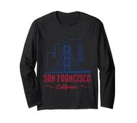 Semplice, San Francisco, californiano, Orizzonte, Dorato, Maglia a Manica