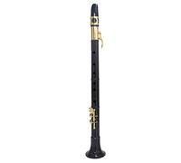 Semplice Sassofono Adulto Bambini Principiante Sassofono Mini Tascabile Strumento Musicale Ad Ancia Contralto Kit principianti sax (Color : Fblack)