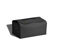 Semplice scatola for fazzoletti in tinta unita, porta tovaglioli in pelle PU, impermeabile, for riporre oggetti vari, organizer for auto(A(30cm))