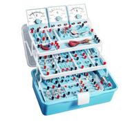 Semplice Scientifica Kit Di Laboratorio Elettromagnetico, Kit Di Apprendimento Di Circuiti Di Base For La Fisica E La Scienza Elementare Ingresso