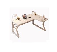 Semplice Scrivania angolare for studenti, tavolo da studio a casa, semplice e moderna, scrivania da ufficio, scrivania angolare for studenti, tavolo for PC Scrivere(White ringht,120x100x75cm)