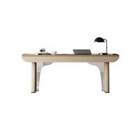Semplice Scrivania di lusso leggera, moderna, semplice, di qualità superiore, for soggiorno, ufficio, studio, piccola casa, scrivania in acrilico con piastra in roccia Scrivere(140*70*75cm)
